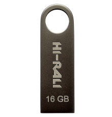 Флеш-накопитель USB 16GB Hi-Rali Shuttle Series Black (HI-16GBSHBK)