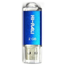 Флеш-накопитель USB 2GB Hi-Rali Rocket Series Blue (HI-2GBRKTBL)