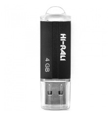 Флеш-накопичувач USB 4GB Hi-Rali Corsair Series Black (HI-4GBCORBK)