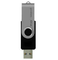 Флеш-накопичувач USB2.0 64GB Goodram UTS2 (Twister) Black (UTS2-0640K0R11)