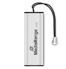 Флеш-накопитель USB3.0 128GB MediaRange Black/Silver (MR918)