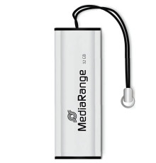 Флеш-накопитель USB3.0 32GB MediaRange Black/Silver (MR916)