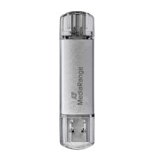 Флеш-накопитель USB3.0 32GB Type-C MediaRange Silver (MR936)