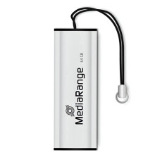 Флеш-накопичувач USB3.0 64GB MediaRange Black/Silver (MR917)