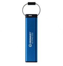 Флеш-накопитель USB3.2 32GB Kingston IronKey Keypad 200 Type-A Blue (IKKP200/32GB)