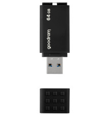 Флеш-накопичувач USB3.2 64GB Goodram UME3 Black (UME3-0640K0R11)