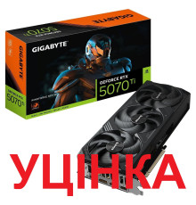 Відеокарта GF RTX 5070 Ti 16GB GDDR7 Windforce Gigabyte (GV-N507TWF3-16GD)
