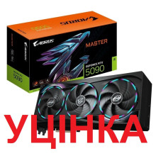 Відеокарта GF RTX 5090 32GB GDDR7 Aorus Master Gigabyte (GV-N5090AORUS M-32GD)