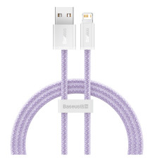 Кабель Baseus Dynamic USB - Lightning (M/M), 2.4A, 1 м Purple (CALD000405)