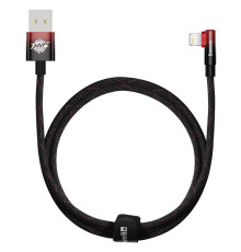 Кабель Baseus MVP 2 USB - Lightning (M/M), 2.4A, 1 м Black/Red (CAVP000020)