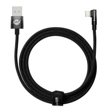 Кабель Baseus MVP 2 USB - Lightning (M/M), 2.4A, 2 м Black (CAVP000101)