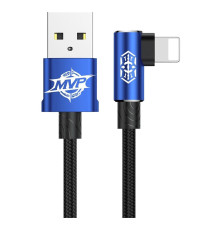 Кабель Baseus MVP USB - Lightning (M/M), 1.5A, 2 м Blue (CALMVP-A03)