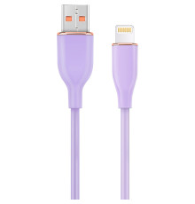 Кабель Cablexpert USB - Lightning (M/M), 2.1 A, 1.5 м, Purple (CC-USB2S-AM8PM-1.5M-P)