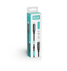 Кабель ColorWay USB Type-C + USB Type-C (M/M), 5.0 А, 1 м, Black (CW-CBPDCC069-BK)