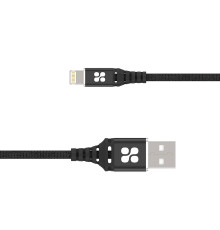 Кабель Promate USB - Lightning (M/M), 2.4 A, 1.2 м, NerveLink-i Black (nervelink-i.black)