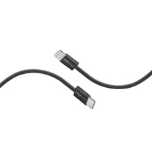 Кабель Promate USB Type-C - Lightning (M/M), 3 A, 27 W, 1.2 м, EcoLine-Ci120 Black (ecoline-ci120.black)