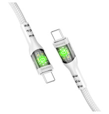 Кабель Promate USB Type-C - USB Type-C (M/M), 3 A, 60 W, 2 м, TransLine-CC200 White (transline-cc200.white)