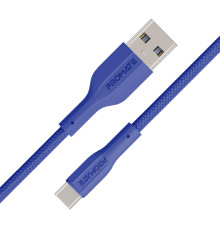 Кабель Promate USB - USB Type-C (M/M), 2 A, 1 м, xCord-AC Navy (xcord-ac.navy)