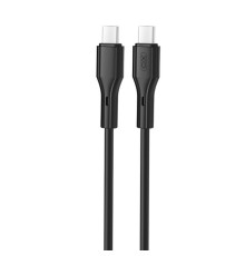 Кабель XO NBQ231B Rock Series USB Type-C - USB Type-C (M/M), 1 м, Black (NBQ231B-CC.black)