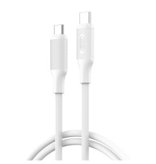 Кабель XO USB Type-C - USB Type-C (M/M), 3А, 60W, 1.2 м, White (NB-Q265B-CC.white)