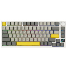 Клавиатура беспроводная Epomaker AK820 Pro 75% Flying Fish Switch Hot-Swap (2.4G/BT/USB) RGB UA White (AK820-PRO-W-FF)