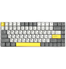 Клавіатура бездротова Epomaker EP84 Plus 75% Wisteria Linear Switch Hot-Swap (2.4G/BT/USB) RGB UA White (EP84-W-WL)