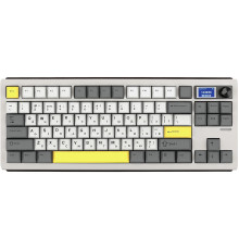 Клавиатура беспроводная Epomaker Shadow-S TKL Mulan Switch Hot-Swap (2.4G/BT/USB) LCD Screen RGB UA White (SHS-W-M)
