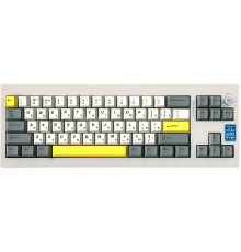 Клавиатура беспроводная Epomaker Shadow-X 70% Mulan Switch Hot-Swap (2.4G/BT/USB) LCD Screen RGB UA White (SHX-W-M)