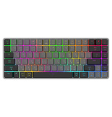 Клавіатура бездротова GamePro MK230R Red Swich Low Profile RGB Wireless/Bluetooth Dark Gray