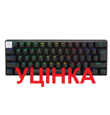 Клавiатура бездротова Logitech G PRO X 60 TKL GX Optical Black Tactile (920-011911)