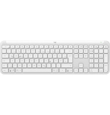 Клавiатура бездротова Logitech Signature Slim K950 US OffWhite USB (920-012466)