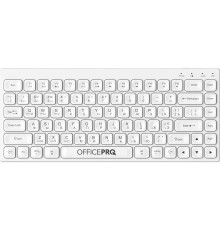 Клавиатура беспроводная OfficePro SK955W Bluetooth White