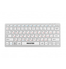 Клавiатура бездротова Maxxter KBW-C01S-UA Silver