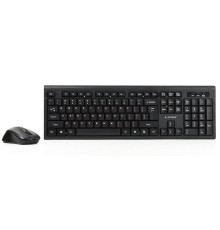 Комплект беспроводной (клавиатура, мышь) Gembird KBS-WM-03-UA Black