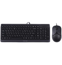 Комплект (клавиатура, мышь) A4Tech F1512 Black