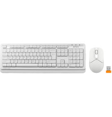 Комплект (клавиатура, мышь) беспроводной A4Tech FG1012 White