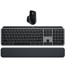 Комплект (клавіатура, миша) бездротовий Logitech MX Keys S Combo for Mac Space Grey (920-012845)