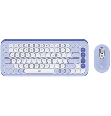Комплект (клавіатура, миша) бездротовий Logitech Pop Icon Combo Lilac (920-013078)
