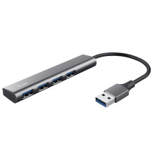 Концентратор Trust Halyx USB-A Grey (24947)