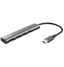 Концентратор Trust Halyx USB Type-C Grey (24948)