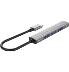 Концентратор USB Type-C Orico AH-13-GY-BP USB3.0, 3хUSB2.0 Grey (CA913534)