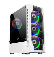 Корпус 1stPlayer D4-WH-4F1-W White без БЖ