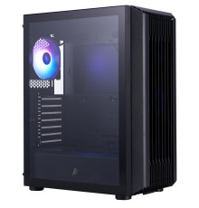 Корпус 1stPlayer H6-BK-4F7 Black без БЖ