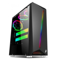 Корпус 1stPlayer R3-3R1 Color LED Black без БП