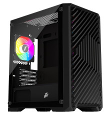 Корпус 1stPlayer T5-4F1-BK Black без БЖ