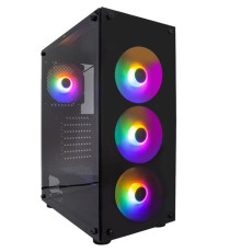 Корпус 1stPlayer V3-B-4F1 Black без БЖ