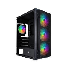 Корпус 1stPlayer X5-4F1 Black без БЖ