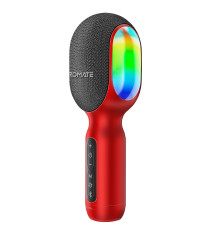 Мікрофон для караоке Promate VocalMic Bluetooth LED Red (vocalmic.red)