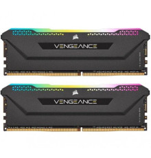Модуль памяти DDR4 2x16GB/3600 Corsair Vengeance RGB Pro SL Black (CMH32GX4M2D3600C18)