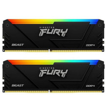 Модуль пам`яті DDR4 2x16GB/3600 Kingston Fury Beast RGB (KF436C18BB2AK2/32)